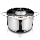 Berlinger Haus Lábas Fedővel 24 cm BH-6583 Silver