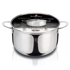 Berlinger Haus Lábas Fedővel 24 cm BH-6583 Silver