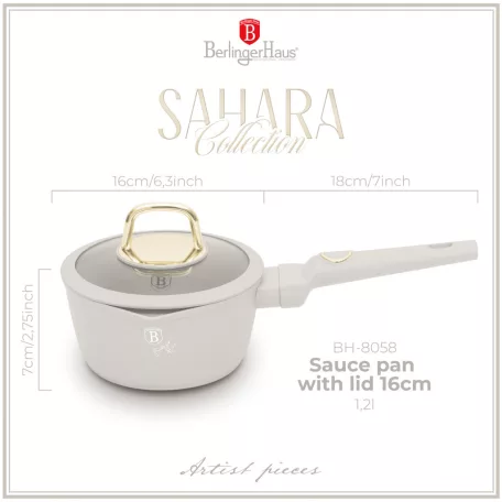 Berlinger Haus Szószos Edény 16 Cm BH-8058 Sahara
