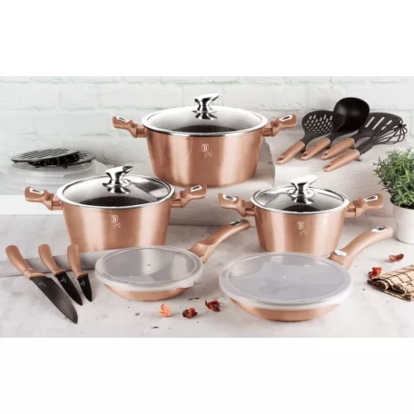 Berlinger Haus Edénykészlet 18 Részes BH-7034 Rose Gold 
