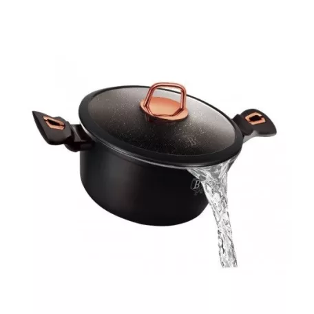 Berlinger Haus Lábas+Fedő 24 Cm BH-8165 Black Rose 