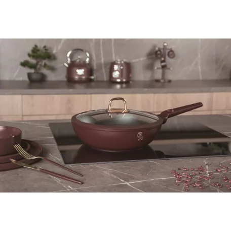 Berlinger Haus Wok+Fedő 28 Cm BH-8034 Leonardo 