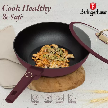 Berlinger Haus Wok+Fedő 28 Cm BH-8034 Leonardo 