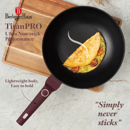 Berlinger Haus Wok+Fedő 28 Cm BH-8034 Leonardo 