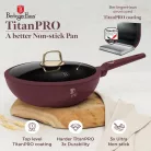 Berlinger Haus Wok+Fedő 28 Cm BH-8034 Leonardo 