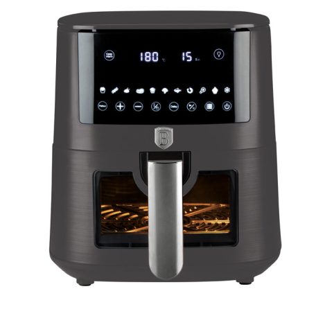 Berlinger Haus Forrólevegős AirFryer Sütő 8 L BH-9609 Antracit