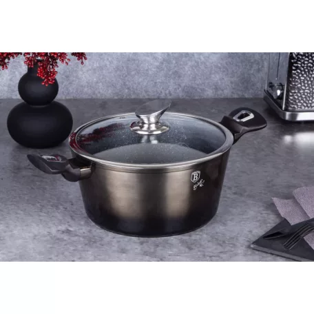 Berlinger Haus Lábas+Fedő 24 Cm BH-6605 Shiny Black