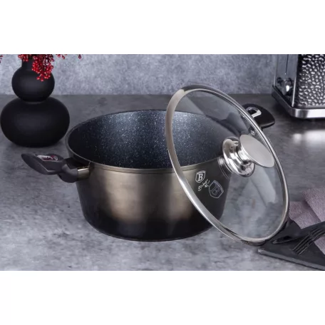 Berlinger Haus Lábas+Fedő 24 Cm BH-6605 Shiny Black