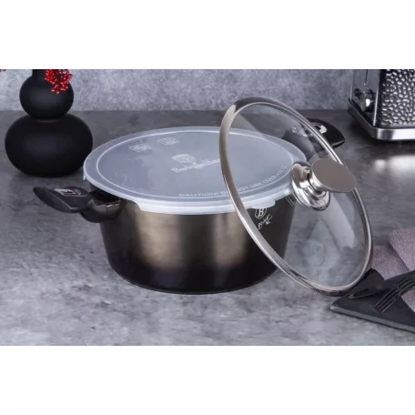 Berlinger Haus Lábas+Fedő 24 Cm BH-6605 Shiny Black