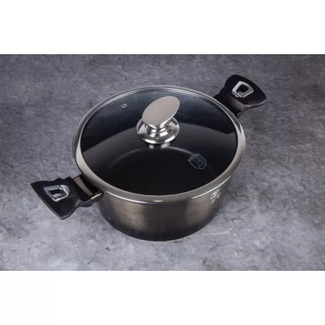 Berlinger Haus Lábas+Fedő 24 Cm BH-6605 Shiny Black