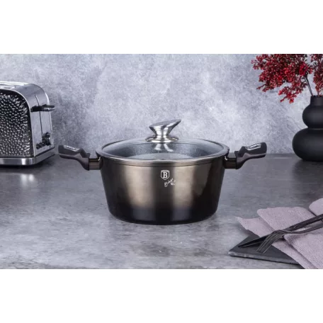 Berlinger Haus Lábas+Fedő 24 Cm BH-6605 Shiny Black