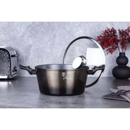 Berlinger Haus Lábas+Fedő 24 Cm BH-6605 Shiny Black