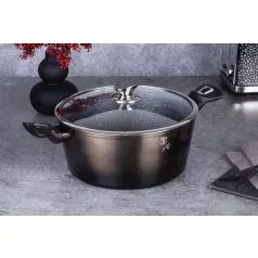 Berlinger Haus Lábas+Fedő 28 Cm BH-6606 Shiny Black 