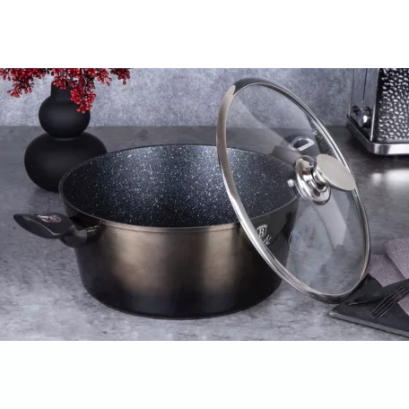 Berlinger Haus Lábas+Fedő 28 Cm BH-6606 Shiny Black 