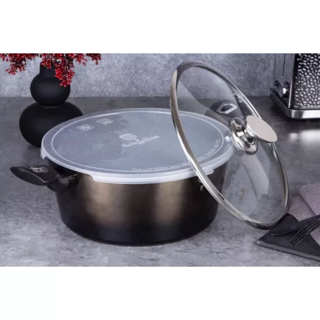 Berlinger Haus Lábas+Fedő 28 Cm BH-6606 Shiny Black 