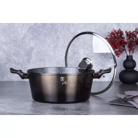 Berlinger Haus Lábas+Fedő 28 Cm BH-6606 Shiny Black 