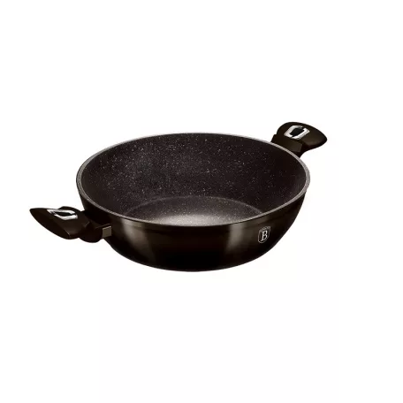 Berlinger Haus Alacsony Lábas+Fedő 24 Cm BH-6608 Shiny Black 