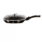 Berlinger Haus Grill Serpenyő+Fedő 28 Cm BH-6612 Shiny Black 