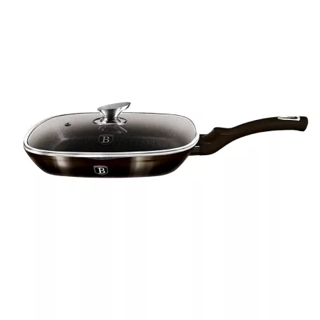 Berlinger Haus Grill Serpenyő+Fedő 28 Cm BH-6612 Shiny Black 