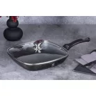 Berlinger Haus Grill Serpenyő+Fedő 28 Cm BH-6612 Shiny Black 