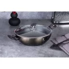 Berlinger Haus Wok+Fedő 30 Cm BH-7115 Shiny Black 