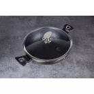 Berlinger Haus Wok+Fedő 30 Cm BH-7115 Shiny Black 