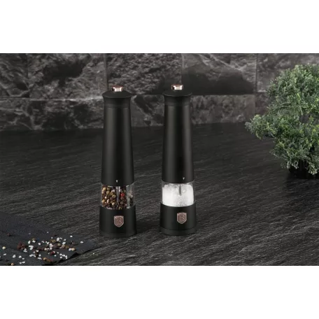 Berlinger Haus Elektromos Só- és Borsszóró 2 Részes BH-9499 Black Rose