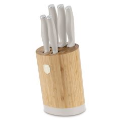   Berlinger Haus Késkészlet 6 részes Bambusz Állvánnyal BH-2755 Sahara