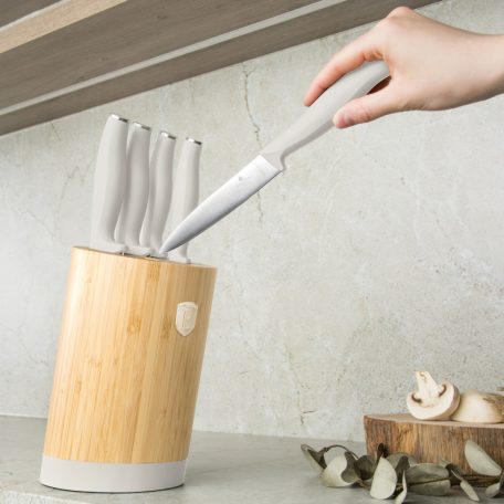 Berlinger Haus Késkészlet 6 részes Bambusz Állvánnyal BH-2755 Sahara