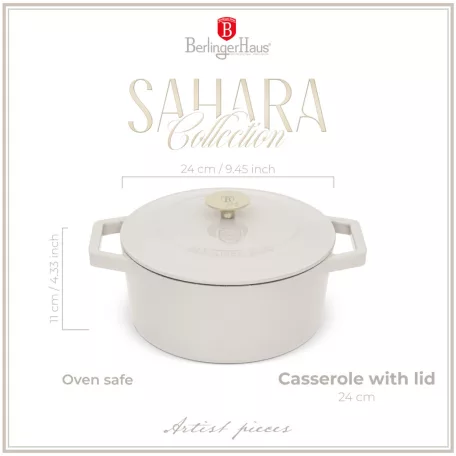 Berlinger Haus Öntöttvas Lábas 24 Cm BH-6528 Sahara