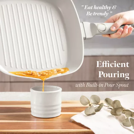 Berlinger Haus Grill Serpenyő Fedővel 28 Cm BH-8067 Sahara 