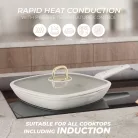 Berlinger Haus Grill Serpenyő Fedővel 28 Cm BH-8067 Sahara 