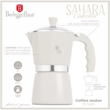 Berlinger Haus Kávéfőző 9 Személyes BH-8573 Sahara