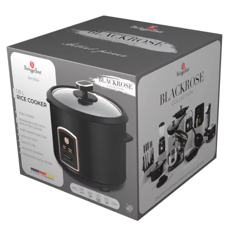 Berlinger Haus Elektromos Rizsfőző BH-9554 Black Rose 