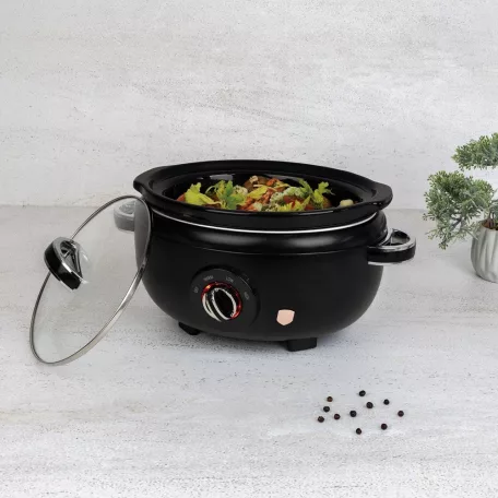 Berlinger Haus Elektromos Lassú Főzőedény 3,5 L BH-9669 Black Rose 