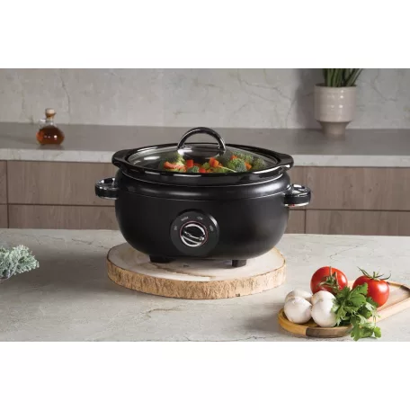 Berlinger Haus Elektromos Lassú Főzőedény 3,5 L BH-9669 Black Rose 