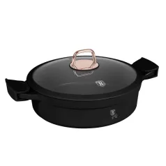   Berlinger Haus Alacsony Lábas+Fedő 28 cm BH-1455  Black Rose