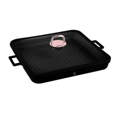   Berlinger Haus Grill Serpenyő Fedővel 34 Cm BH-7789 Black Rose 