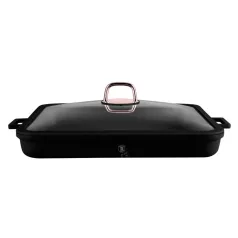   Berlinger Haus Grill Serpenyő Fedővel 34 Cm BH-7789 Black Rose 