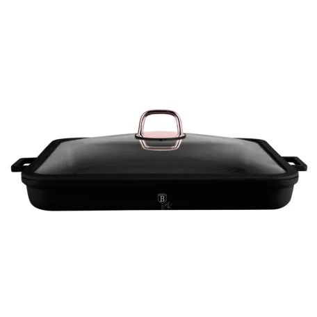 Berlinger Haus Grill Serpenyő Fedővel 34 Cm BH-7789 Black Rose 