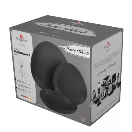 Berlinger Haus Étkészlet 18 Részes BH-10021 Matte Black 