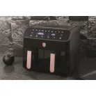 Berlinger Haus Forrólevegős AirFryer Sütő Dupla Kosárral 4 L+4 L BH-9659 Black Rose