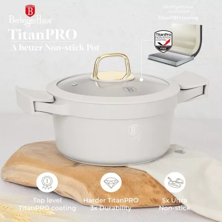 Berlinger Haus Lábas+Fedő 20 cm BH-7786 Sahara