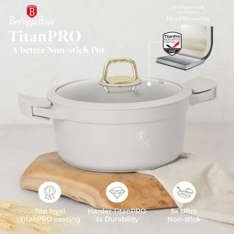 Berlinger Haus Lábas+Fedő 24 cm BH-7787 Sahara