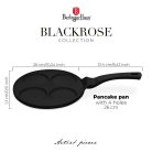 Berlinger Haus Palacsintasütő 26 cm 4 adagos BH-7795 Black Rose