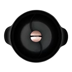 Berlinger Haus Hot Pot Fedővel 30 cm BH-8627 Black Rose 