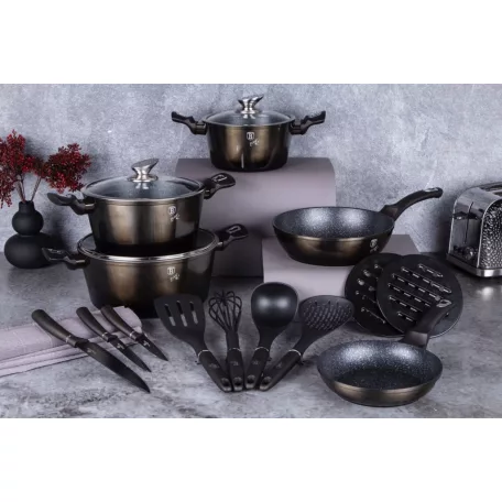 Berlinger Haus Edénykészlet 17 Részes BH-7146 Shiny Black