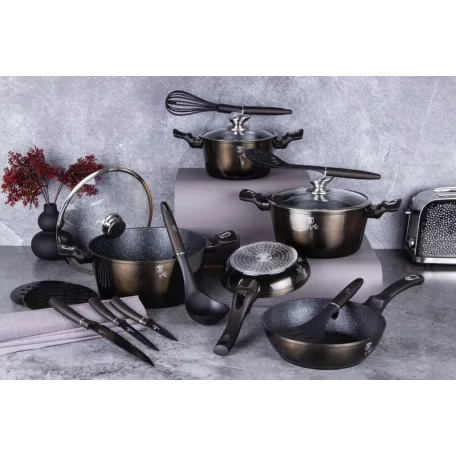 Berlinger Haus Edénykészlet 17 Részes BH-7146 Shiny Black
