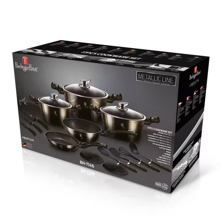 Berlinger Haus Edénykészlet 17 Részes BH-7146 Shiny Black
