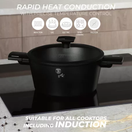 Berlinger Haus Edénykészlet 15 Részes BH-8198 Matte Black 